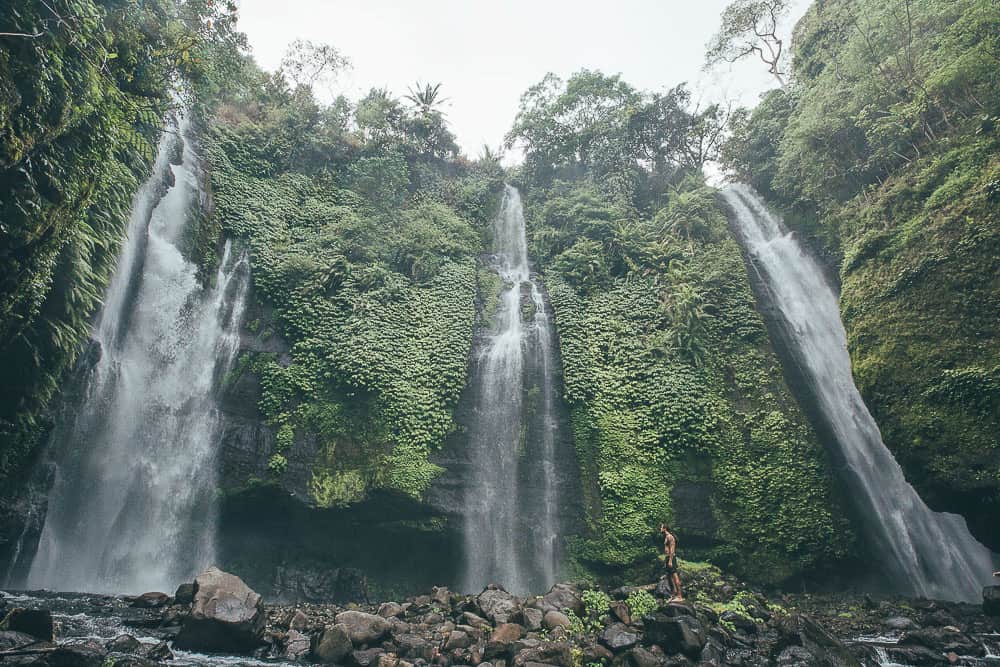 sekumpul waterfall one of Bali's hidden gems